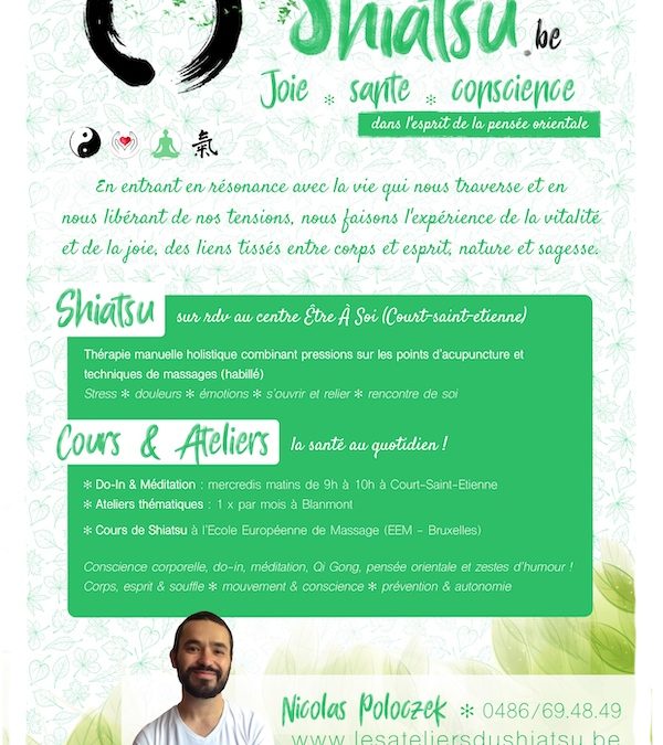 Affiche Shiatsu