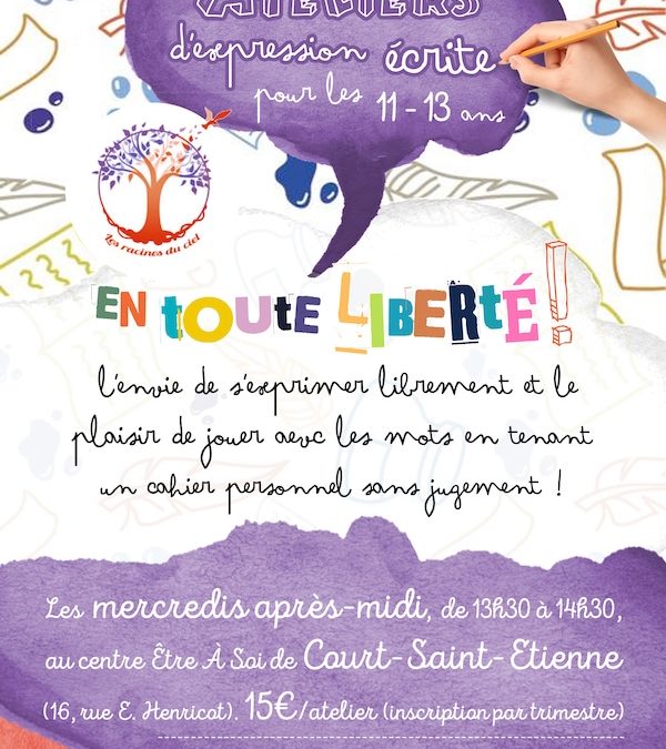Flyer – Ateliers d’écriture